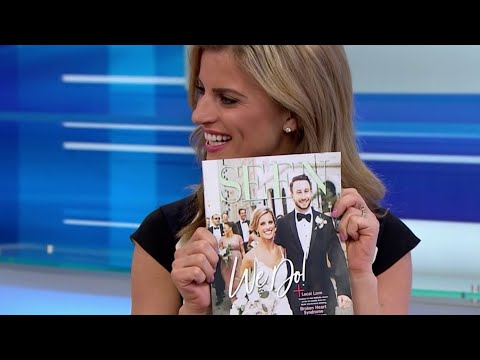 Kim and husband, Kevin, on cover of 'Seen' magazine