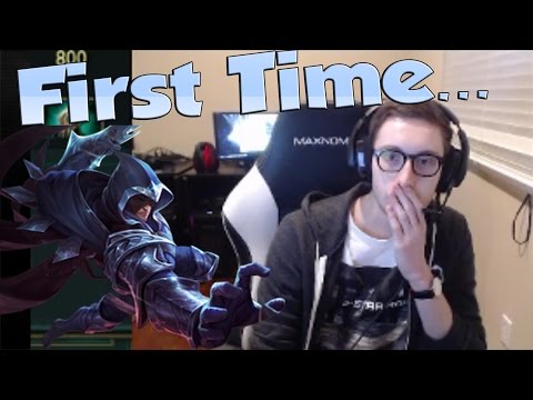 JUST FIRST TIME TALON THINGS... - LoL Funny Stream Moments #72
