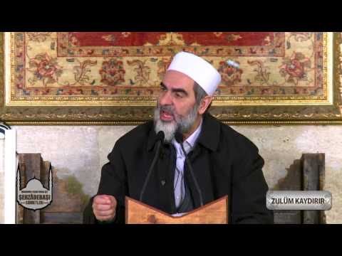 Müslüman, zalimin de mazlumun da elini tutan insandır - Nureddin Yıldız