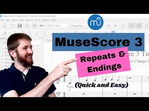 MuseScore 3: How to Add Repeat Signs with 1st and 2nd Endings, Bonus: Segno and Last Bar Repeats