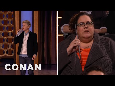 Ellen DeGeneres Surprises Conan's Audience | CONAN on TBS