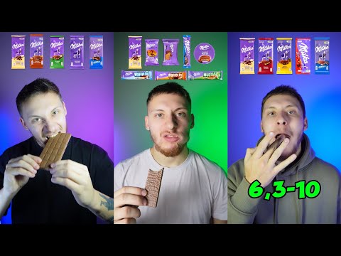 ASMR:MILKA mukbang chocolate.#2