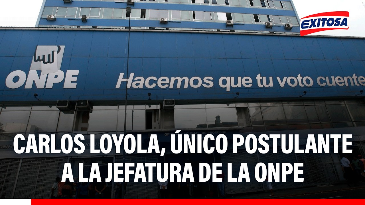 🔴🔵 Carlos Loyola, único postulante a la jefatura de la ONPE, no alcanzó los votos necesarios