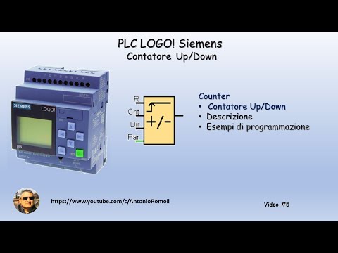 PLC Siemens Logo programmazione del contatore up/down