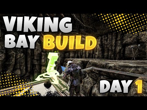 SOLO Claiming A Broken Location With CUSTOM CAVES On DAY 1 - ARK