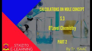CALCULATIONS ON MOLE CONCEPT PART.2