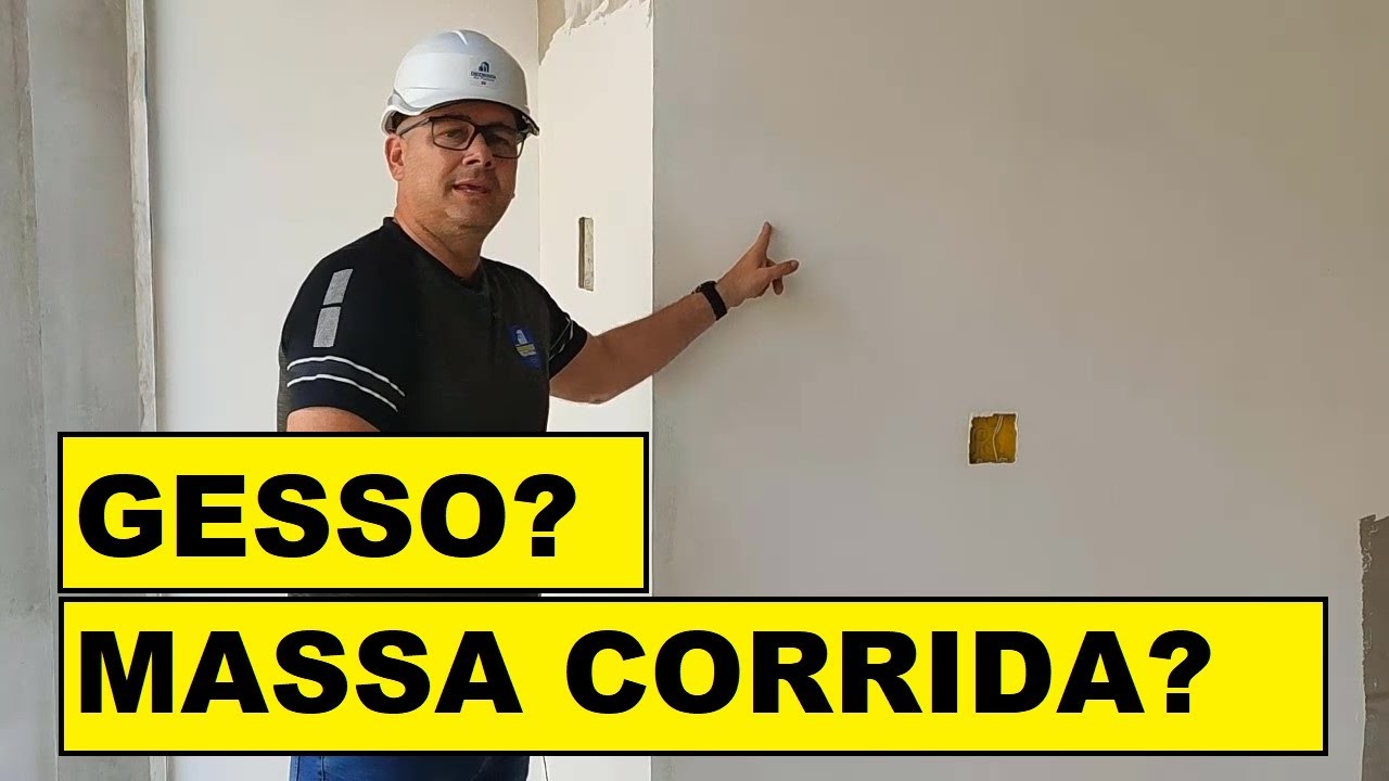 GESSO? OU MASSA CORRIDA? O QUE SAI MAIS BARATO?