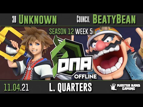 DNA S12:W5 - 3D | Unknown (Sora) Vs. Council | BeatyBean (Wario) - L Quarterfinals