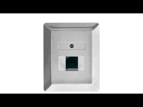 ISDN zásuvka do krabice  1 zdířka  RJ45 8 4 UP