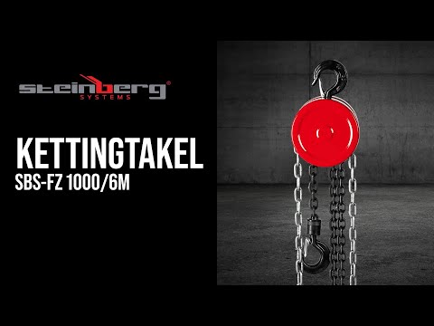Video - Kettingtakel - 1000 kg - 6 m
