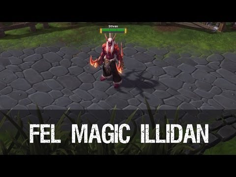 Fel Magic Illidan Skin preview