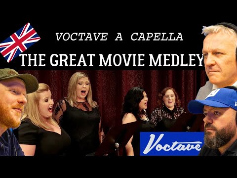 Voctave A Cappella - The Great Movie Medley REACTION!! | OFFICE BLOKES REACT!!