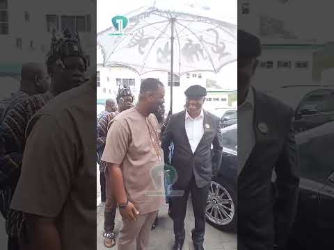 WATCH: Ga Mantse King Tackie Teiko Tsuru II Arrives at DVLA for Official Visit