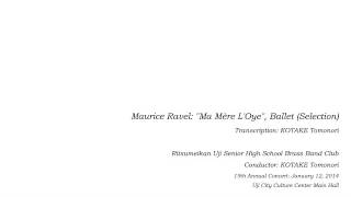 Download lagu ラヴェル(小竹知紀編曲):バレエ音楽「マ・メール・ロワ」より Maurice Ravel: 'Ma Mère L'Oye', Ballet (Selection) mp3 Download lagu ラヴェル(小竹知紀編曲):バレエ音楽「マ・メール・ロワ」より Maurice Ravel: 'Ma Mère L'Oye', Ballet (Selection) mp3