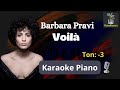 Voilà - Barbara Pravi Karaoke Piano( ton -3)