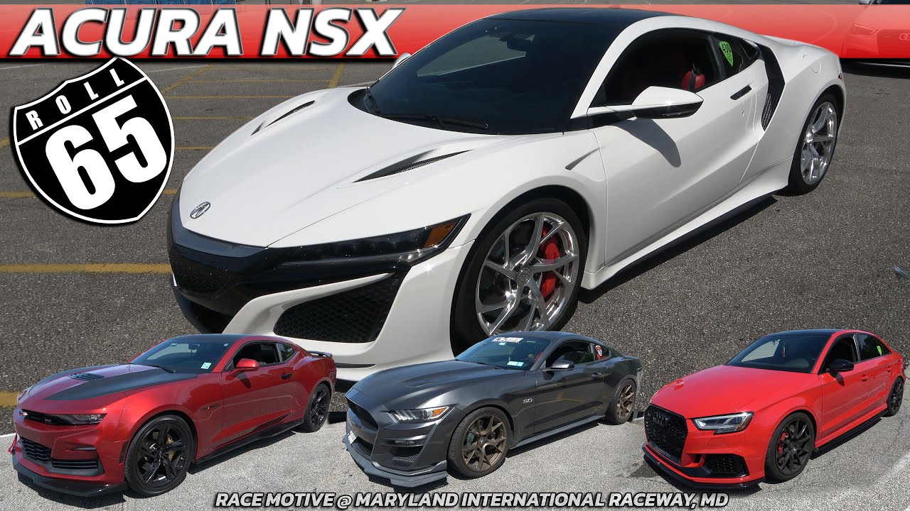 Acura NSX Races Camaro SS, Mustang GT, and Audi RS 3, Somebody Doesn't ...
