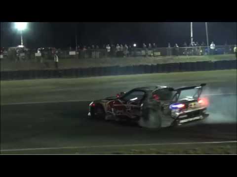 Mad Mike RedBull RX7  - Spitting Flames - Team NZ Promo 2012