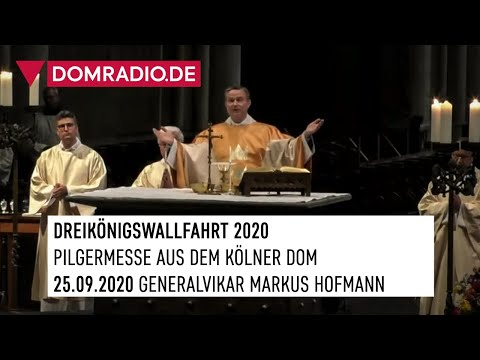 Pilgeramt zur Dreikönigswallfahrt aus Kölner Dom mit Generalvikar Markus Hofmann am 25.09.2020