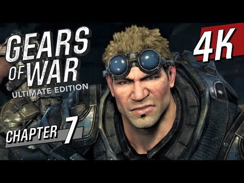 [4K 60] Gears of War: Ultimate Edition (Insane / 100%). Walkthrough part 7 - Act 4: The Long Road...