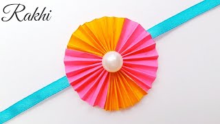 DIY: Easy Paper Rakhi Making / How to Make Easy Paper Rakhi at Home/Easy Handmade Paper Rakhi Making