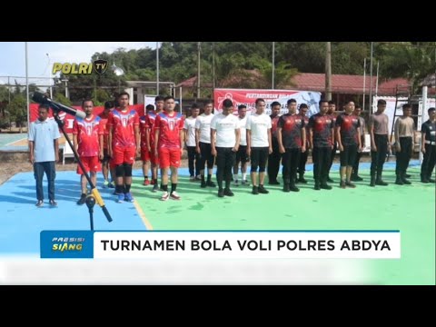 POLRES ACEH BARAT DAYA TURNAMEN BOLA VOLI