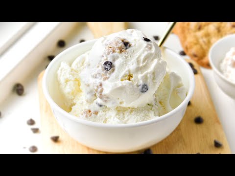 KETO Cookie Dough Ice Cream Made In A Mason Jar | 2.5 NET CARBS
