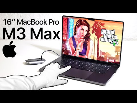 8500€ MacBook Pro M3 Max Unboxing - Running Windows Games! (GTA5, Cyberpunk 2077)