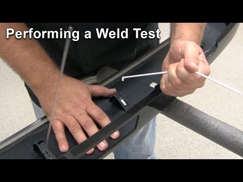 Plastic Identification: Performing a Weld Test