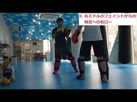 右ミドルのフェイントからのバリーエーション４つ！