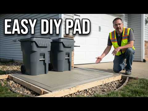 Pour a Concrete Pad Yourself (Easy DIY Method)