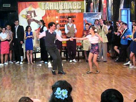 45 Lindy Hop Main Class Finals - Slow - Daria Chupyrkina & Pavel Sotnikov at Russian Open 2011