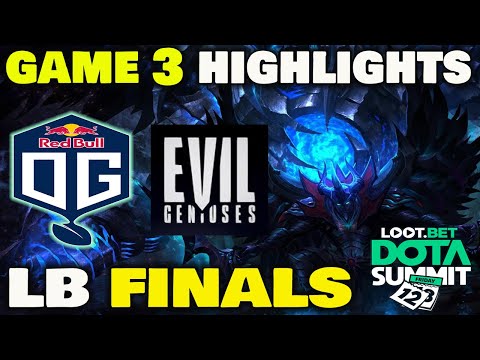 OG.Seed vs Evil Geniuses Game 3 Highlights Dota Summit 12 Lower Bracket Finals