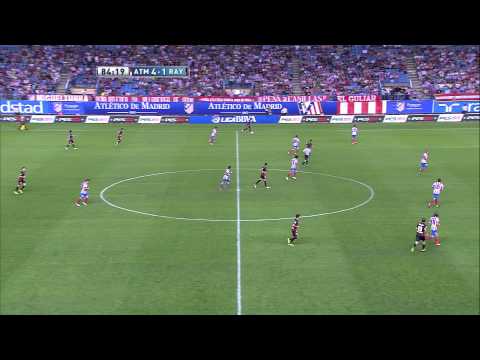 Gol de Delibasic (4-2) en el Atlético de Madrid - Rayo Vallecano Jornada 4