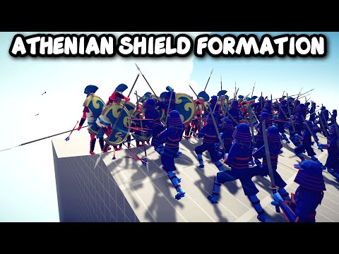ATHENIAN SHIELD FORMATION Vs EVERY UNITS - TABS - Totally Accurate Battle Simulator