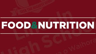 Junior Food and Nutrition Technology - JFNTa