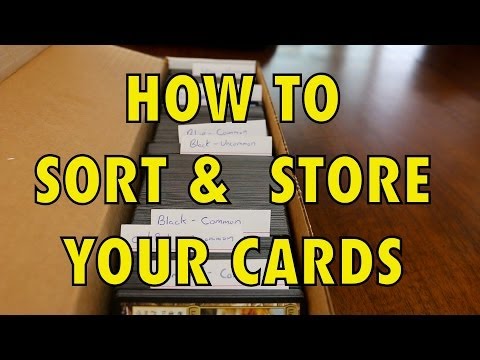 MTG - How To Sort And Store Your Magic: The Gathering Card Collection