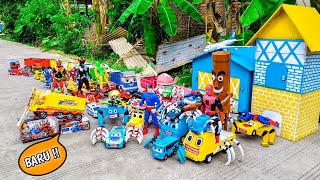 Download lagu WADIDAW!! Long TRONTON TRUCK CAR Unloading Toy Cars, Cement Mixer Trucks, Mixer Trucks, Excavators mp3