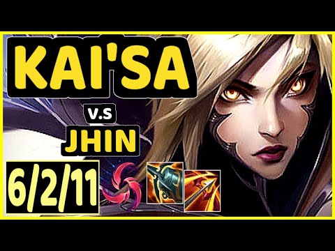 ZENIT (KAI'SA) vs JHIN - 6/2/11 KDA BOTTOM ADC CHALLENGER GAMEPLAY - KR