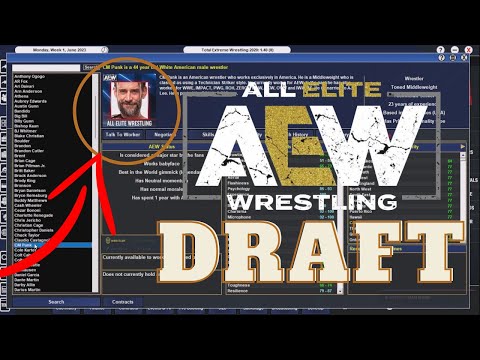 TEW Series - AEW DRAFT EPISODE 1!