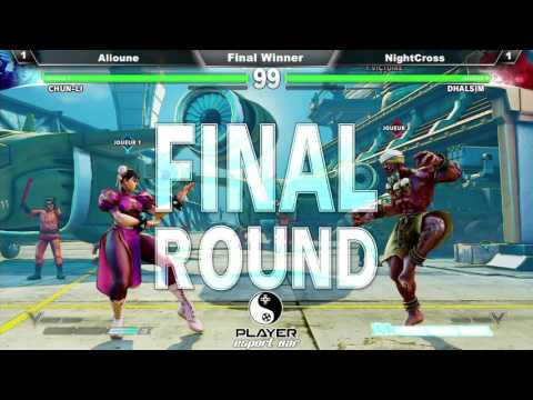 Player eSport Bar Opening Event - SFV - Final Winner - Alioune (Chun-Li) Vs NightCross (Dhalsim)