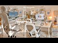 Aesthetic Desk Setup | IKEA & Shopee haul, Pinterest-inspired aesthetic desk makeover 🌷✨