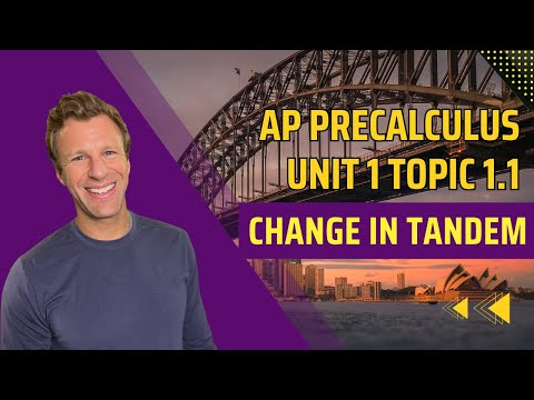 Change in Tandem - AP Precalculus Topic 1.1