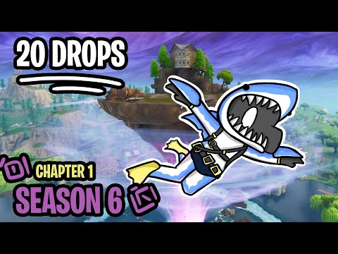 I Dropped Fortnite Season 6 20 Times And This is What Happened