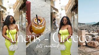 ATHENS GREECE TRAVEL VLOG | ACROPOLIS OF ATHENS, DINNER & SHOPPING | ISSA VLOG! Part 1 of 3