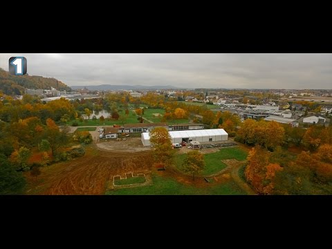 Flüchtlingsunterkunft/ Zelthalle Homburg - Ortsbegehung