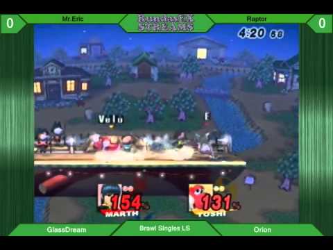 Clash Before Apex: SSBB Singles LS: Raptor (yoshi) vs Mr.Eric (marth)