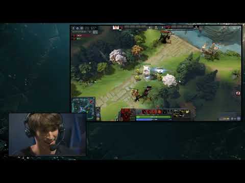 Dendi on The International 2017 — 1v1 mid vs Skynet bot