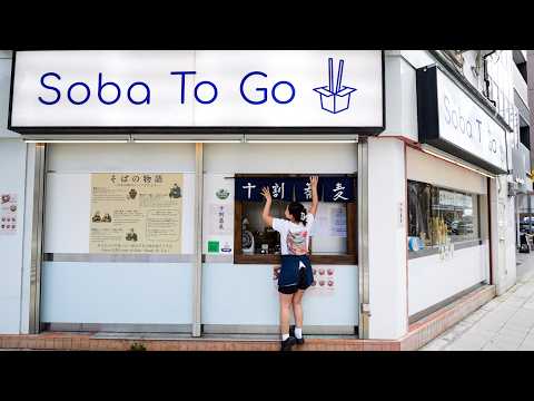 A Day with the 26-Year-Old Young Female Owner of a Stand-Up Soba Shop in Osaka!