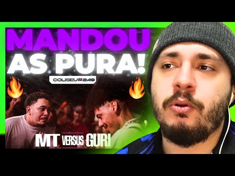 (Rhyme War 🔥🔥🔥) MT X GURI (SP) - Semifinal - Battle of the Coliseum | REACT BAUEB