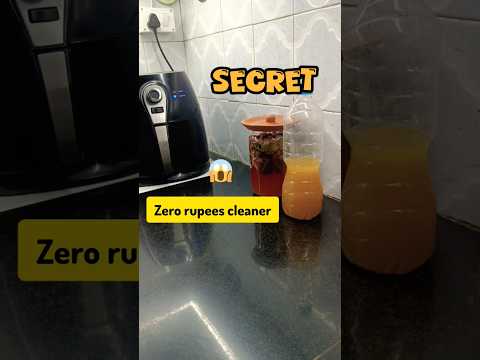 my zero rupees zero waste cleaner 😁😀😀 #shortsfeed